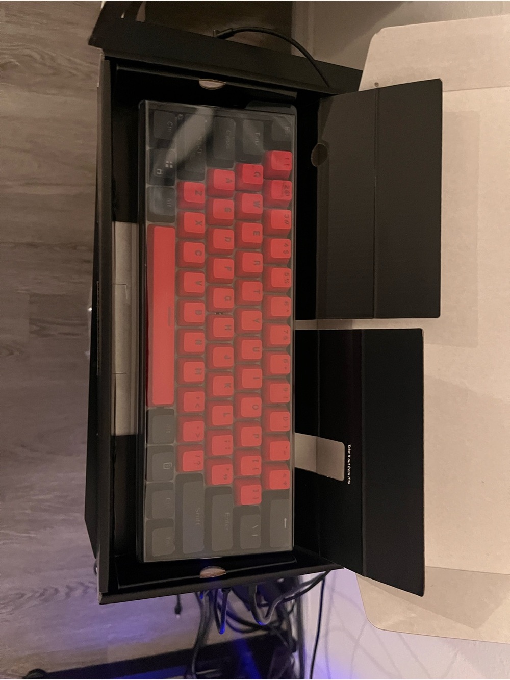 Kraken keyboard BRED edition